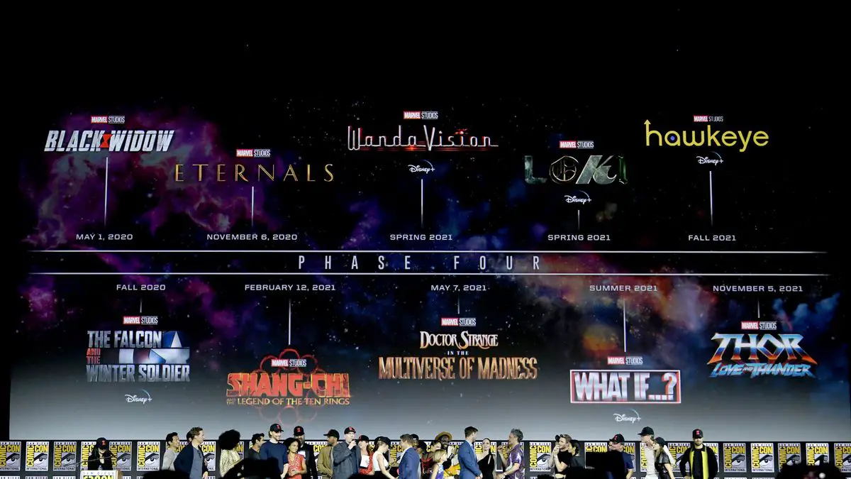 Marvel phase 4 lineup