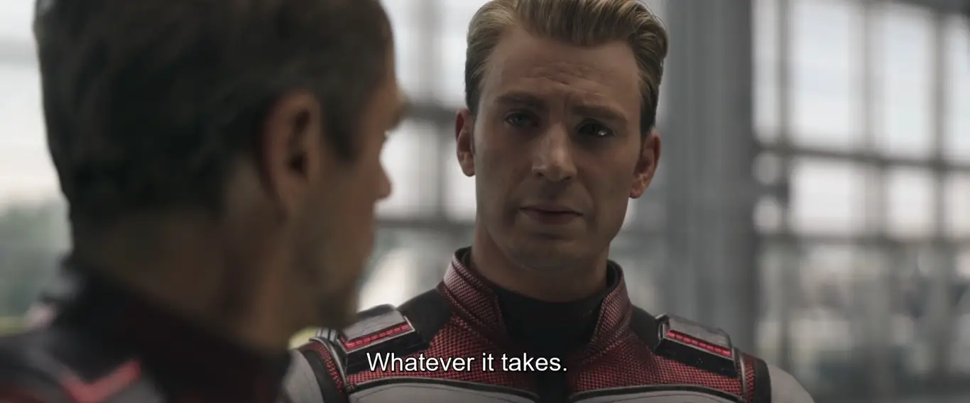Whatever it takes captain america quote