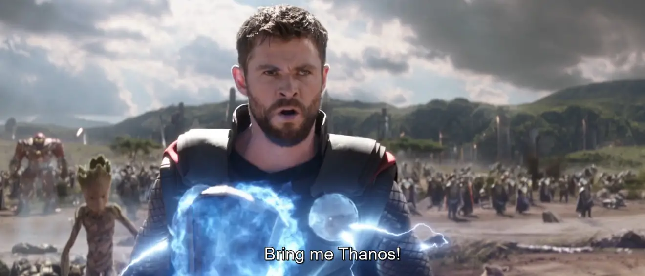 Bring me Thanos! thor quote