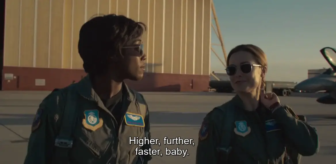 Higher, further, faster, baby captain marvel