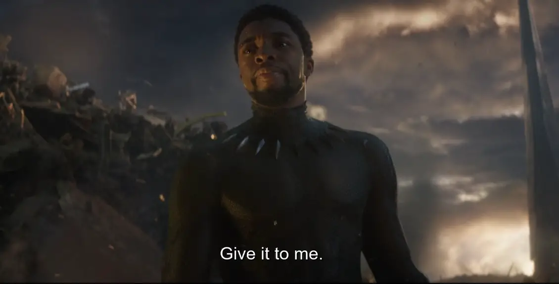 clint give it to me black panther quote