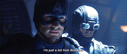 I'm just a kid from Brooklyn captain america quote