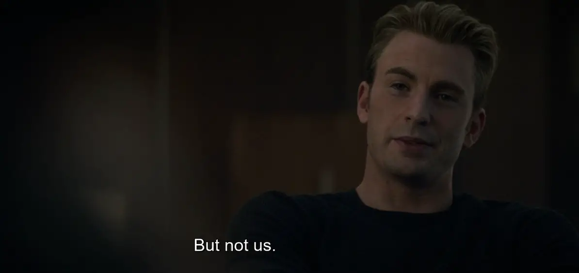 captain america quote Some people move on. But not us.