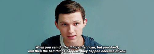 spider man quote And then the bad things happen
