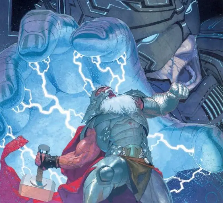 Old King Thor vs Galactus